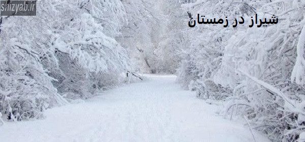 شیراز در زمستان